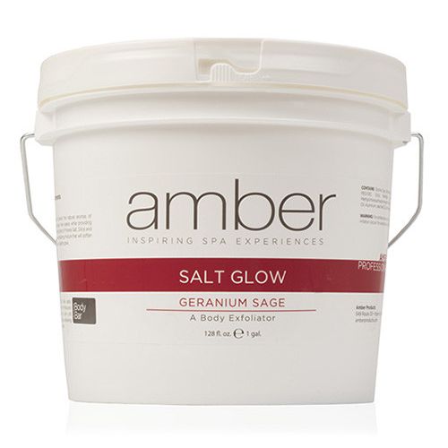 Salt Glow Geranium Sage 128 oz. Body Exfoliation