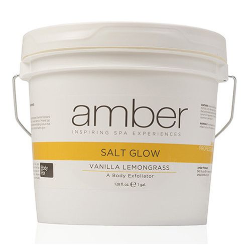 Salt Glow Vanilla Lemongrass 128 oz. Body Exfoliation