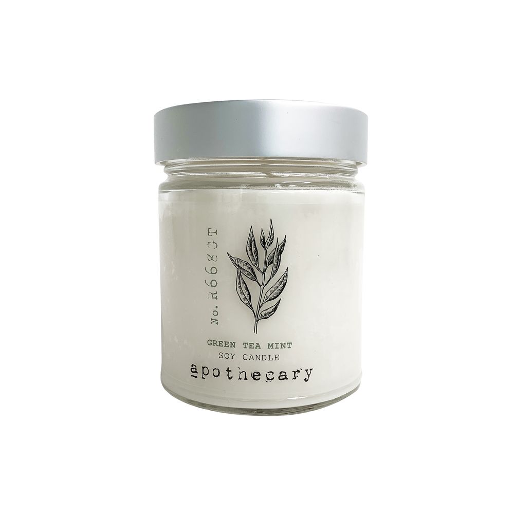 Candle Green Tea Mint Bath & Body Collection