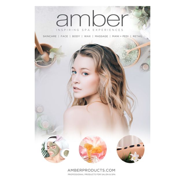 Amber Brand Poster Marketing Materials