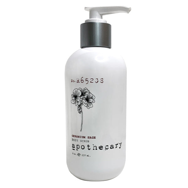 Body Scrub - 8 oz. Geranium Sage Bath & Body Collection