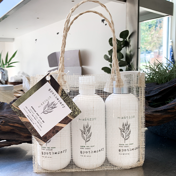 Everyday Body Gift Set Green Tea Mint Gift Bags