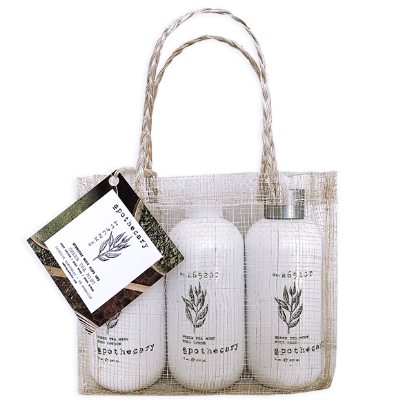 Everyday Body Gift Set Green Tea Mint Gift Bags