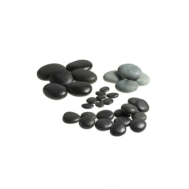 Stone Set - Facial 4 Cold,14 Small, 6 Medium, 8 Cozy Facial Stone Massage