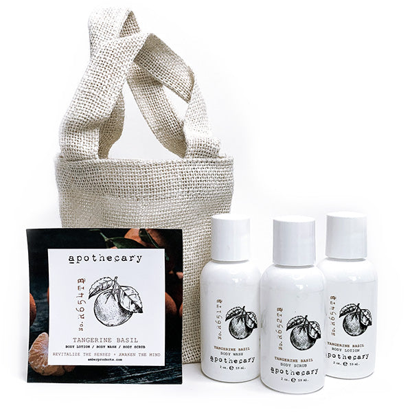 Amber Apothecary Travel Set - Tangerine Basil