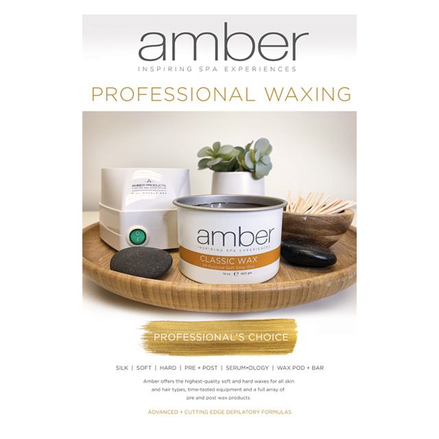 Amber Pro Waxing Poster Marketing Materials