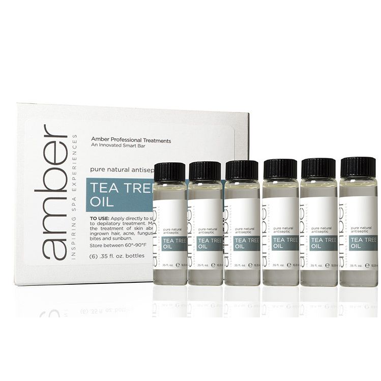 Tea Tree Oil .35 oz-6/pk Pre and Post Waxing