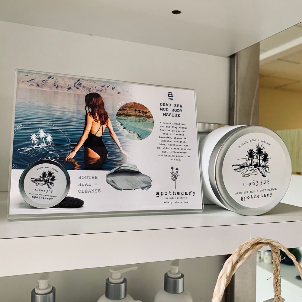 Dead Sea Body Mud Masque Shelf Talker