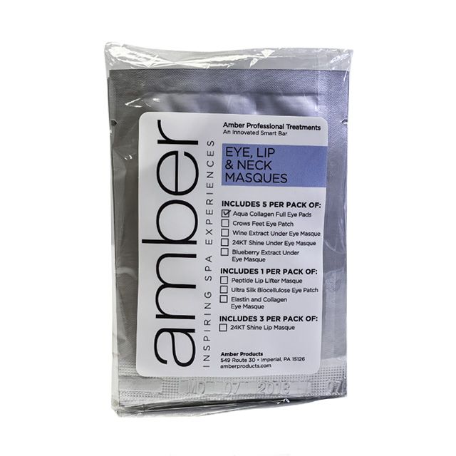 Masque - Aqua Eye Pads Under Eye - Collagen 5/pk Pre-Moistened