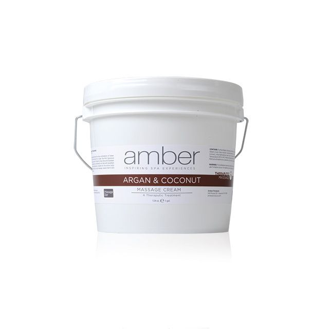 Argan & Coconut Cream Therapeutic Cream 128 oz. Therapeutic Massage