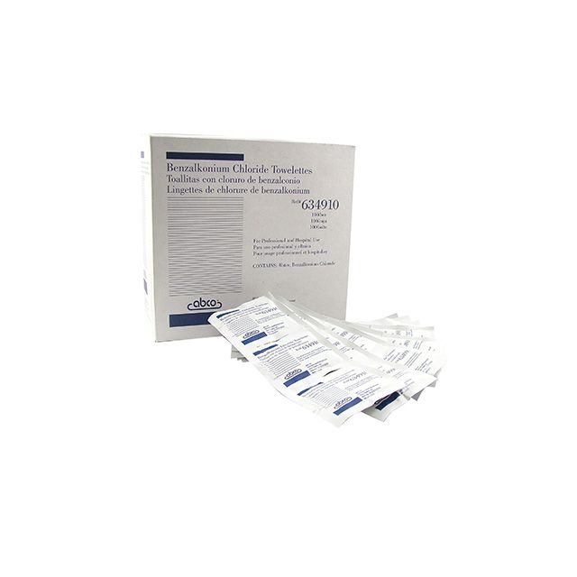 Benzalkonium Pads - 100ct Facial Accessories