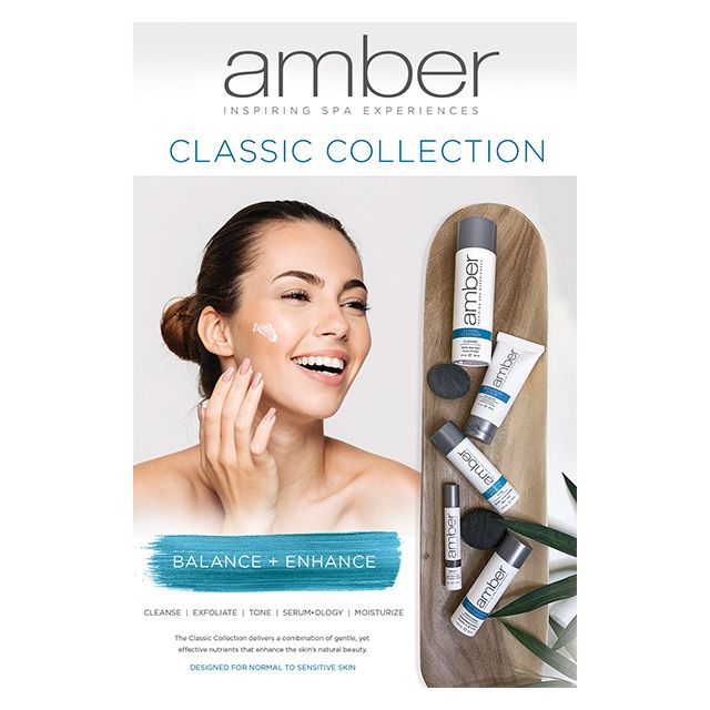 Amber Skincare Classic Collection Poster Marketing Materials