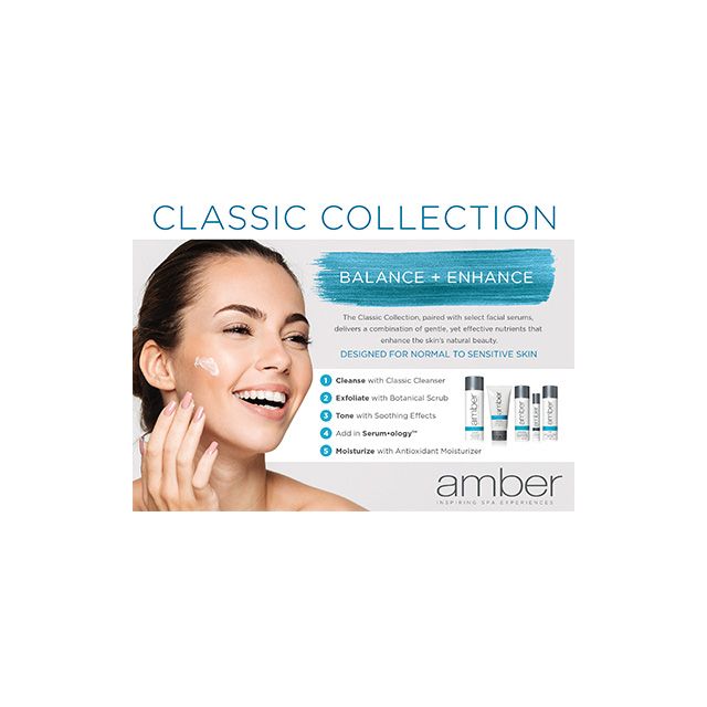 Amber Classic Collection Shelf Talker Marketing Materials