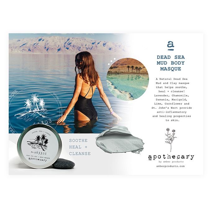 Dead Sea Body Mud Masque Shelf Talker