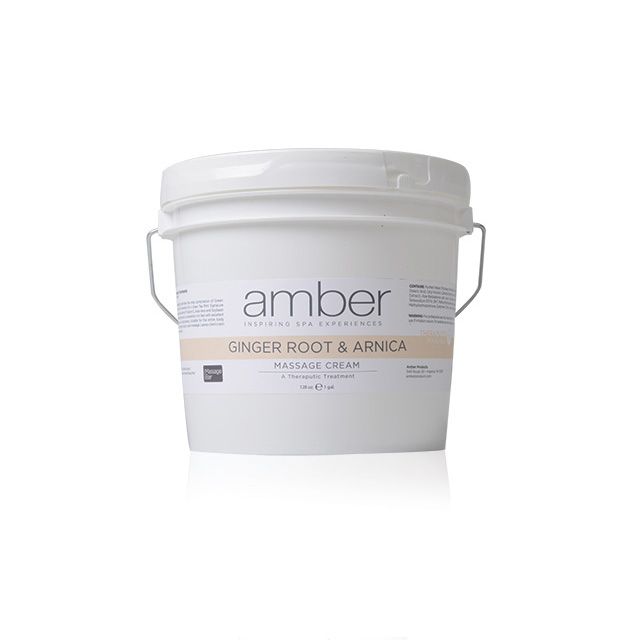 Ginger Root & Arnica Cream Therapeutic 128 oz. Therapeutic Massage