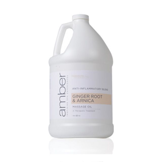 Ginger Root & Arnica Oil Therapeutic Oil 128 oz. Therapeutic Massage