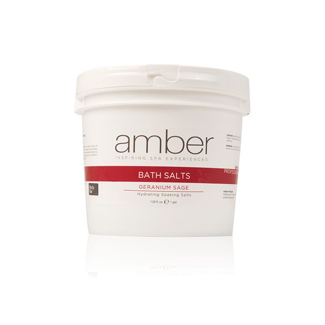 Geranium Sage Bath Salts Body Exfoliation