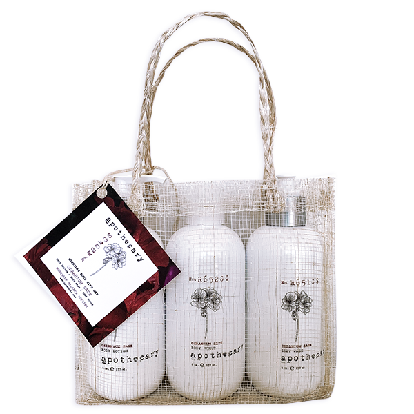 Everyday Body Gift Set Geranium Sage Gift Bags