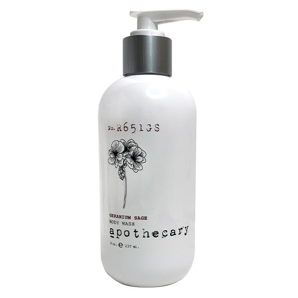 Body Wash - 8 oz. Geranium Sage Bath & Body Collection