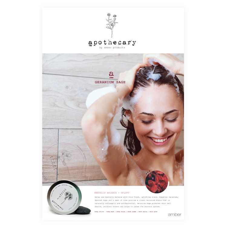 Geranium Sage Apothecary Poster Download or Order