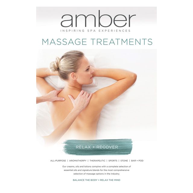 Amber Massage Poster Marketing Materials