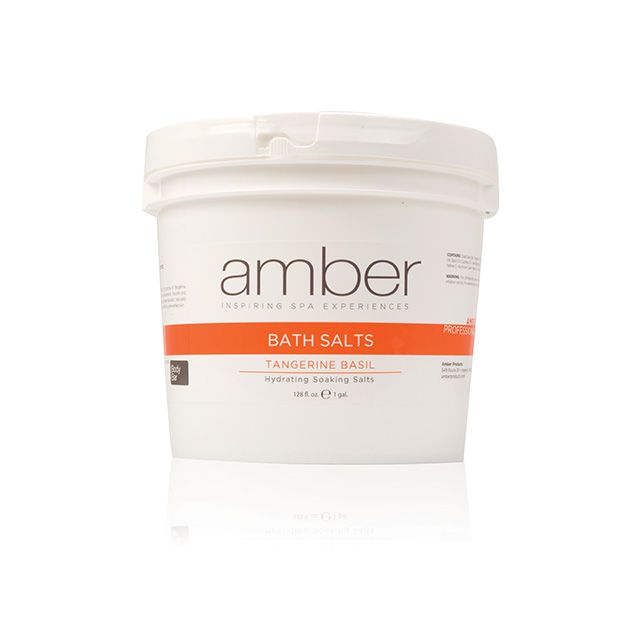 Tangerine Basil Bath Salts Body Exfoliation