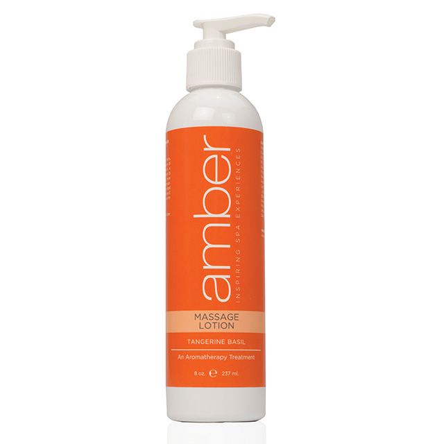 Massage Lotion 8 oz. Tangerine Basil Aromatherapy