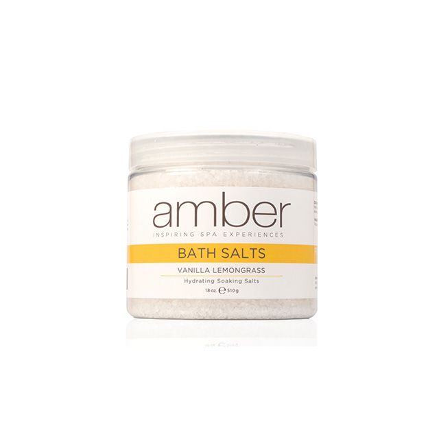 Vanilla Lemongrass Bath Salts Body Exfoliation