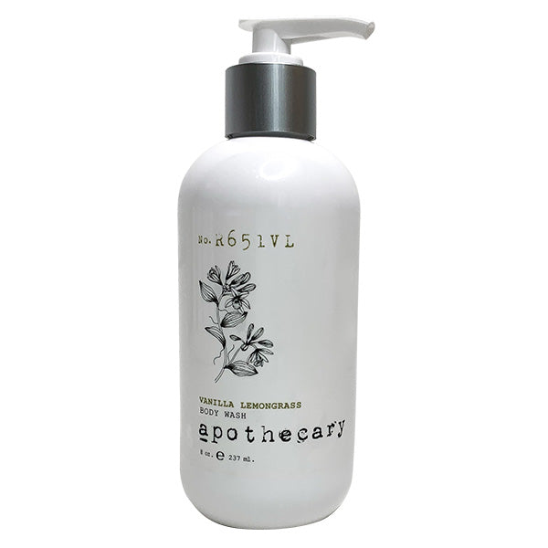 Body Wash 8 oz. Vanilla Lemongrass Bath & Body Collection